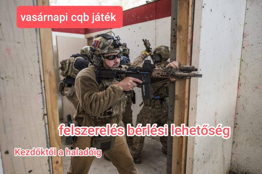 Vasárnapi CQB TELT HÁZ 
