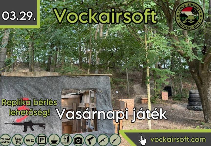 Szeszcsempészet Vockairsoft feladatos játék
