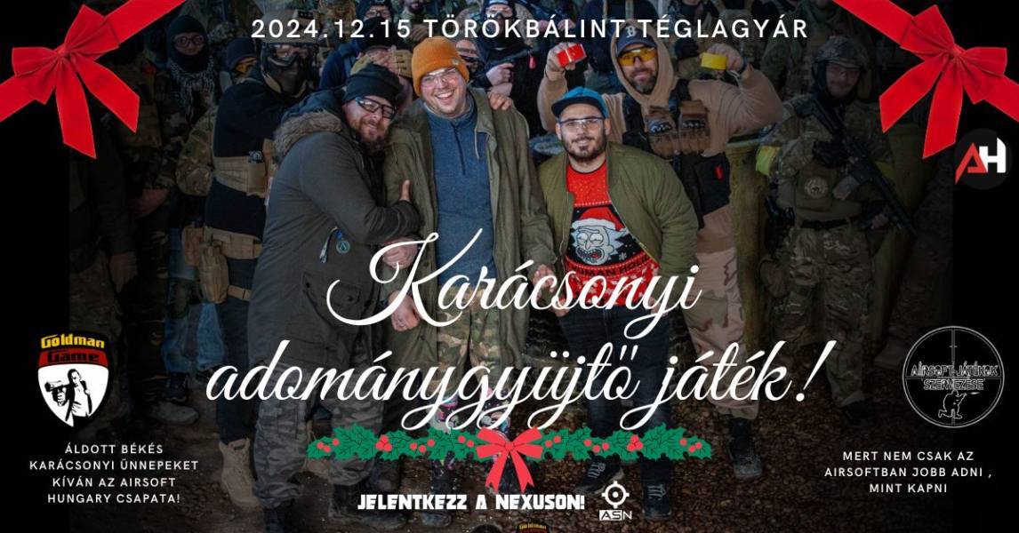 Karácsonyi Adománygyűjtő játék